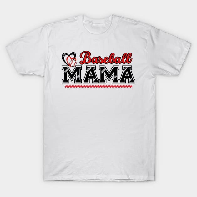 Mothers Day Shirt, Retro Baseball Mom Cool Moms Club Shirt, Funny Mom Shirt, Mom Birthday Gift, Cute Mom Gift, Rocker Mama Tee T-Shirt by Emouran